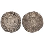 Henry VIII silver testoon, Tower Mint, Henric 8, mm. Pellet in Annulet, both sides, Spink 2365,