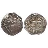 Henry II silver penny, Cross-Crosslets of 'Tealby' Issue, Type A1, obverse reads:- [ ]ENRI REX AN,