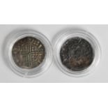Henry III silver penny, Long Cross Issue, no sceptre, obverse reads:- *hENRICVS REX: III,