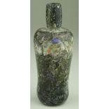 Ancient Roman circa 100 A.D. perfume glass flask 75 mm
