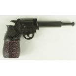 Carved pipe, in the form of a pistol, length 125mm approx.