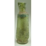 Ancient Roman circa 100 A.D. medical glass flask 95 mm