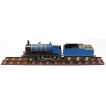Scratch Built 2.5 inch gauge live stream 2-4-0 locomotive with tender built to a Great Eastern