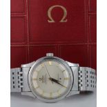 Gents stainless steel cased Omega Constellation automatic wristwatch circa 1960/61, with the pie-pan