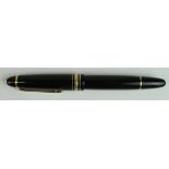 Montblanc Meisterstuck black rollerball pen (Serial no, IX1116932)