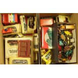 Diecast. A collection of mostly boxed diecast models, including Britains, Models of Yesteryear,