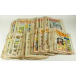 Comics. A large collection of approximately 150 British comics, circa mid 1960s, including