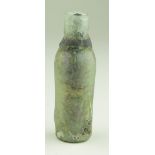 Ancient Roman circa 100 A.D. cosmetic glass flask 85 mm