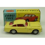 Corgi Toys Aston Martin D.B.4 (NO. 218), cream, contained in original box