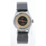 Osco Parat gents wristwatch, the bi-colour dial having gilt baton markers Watch working when