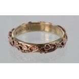 9ct Gold Clogau Celtic style Ring size N weight 3.3g