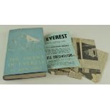 Hunt (John). The Ascent of Everest, 2nd Impression, 1953, signed to title page by 'John Hunt' & '