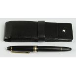 Montblanc Pix fountain pen (serial no. CL1819415), in a leather Montblanc case