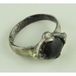 Viking circa 900 A.D. ring with stone 20 mm