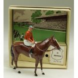 Britains Racing Colours of Famous Owners, 'M. Boussac' (RC 144), horse & jockey, with original