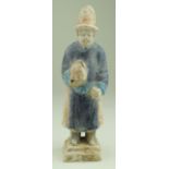 Chinese Ming dyansty circa 1368–1644 A.D. attendant figurine
