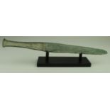 Ancient Greek archaic circa 1600-1000 B.C. sword with handle 360 mm