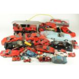 Diecast. A quantity of diecast model cars, mosty Ferrari related