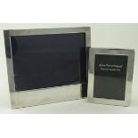 Two modern silver mounted photograph frames hallmarked for GK & CK London 2004 and A.P.&Co,