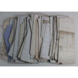GB Postal History - collection of early 19th century items, worth closer inspection (approx 80)