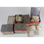 Box of duplicated 1960's for India, USA, Australia, GB Wildings, earlier 1945 Italy, GB - KGV. Qty