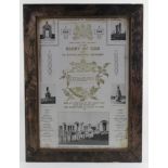 WW1 interest - Contemporary framed C.W.G.C. Scroll dedicated to Michael Corcoran M.M. 16/Bn