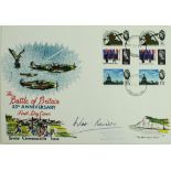 Douglas Bader hand signed Battle of Britain 25th Anniversary Cover 1965
