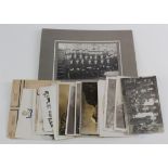 Royal Navy Memorabilia comprising large group photo, 11 post cards, 7 photos etc. (all came