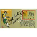 Pele (Brazilian Footballer) attractive 1996 African Cup of Nations hand signed cover (1)
