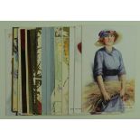 Art Nouveau/Glamour, a selection of Tuck published cards, Art Nouveau 'Art' Series 963 (2) and 'Art'