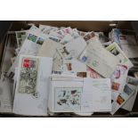 Banana box tray of loose mostly GB FDC's and Commemorative Covers / pmks, etc (qty) Buyer collects