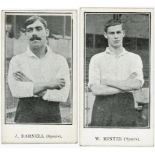 Jones Bros, Spurs Footballers, 2x part sets in pages, small titles 10/13 & large titles, mixed