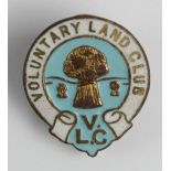 Badge - Voluntary Land Club - WW2 period.
