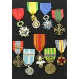 French WW2 & Vietnam medal group inc WW2 Legion of Honour, Knights Order, Medaille Militaire, 1939