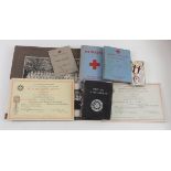 WW2 nurses group to nurse Lucy Barker consisting of medals, documents, photos, booklets etc.