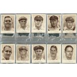 Cricket, 3x complete sets in pages, Dudgeon & Arnell's - 1934 Australian Test Team, Millhoff -