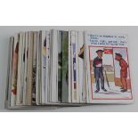 Comic range of old postcards inc 7x Bonzo (approx 70)