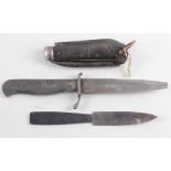 Assorted Knives: British Army Pattern clasp knife for issue to cavalry, artillery & ASC units. Blade