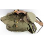 WW2 Inns of Court MC officers uniform complete with jacket, trousers, hat, Sam brown with all