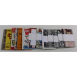 Thomson, football issues, 7x complete sets of P size cards, all VG or better cat value £537