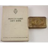 WW1 Princess Mary brass 1914 gift tin with Princess Mary’s gift book.