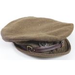 British WW1 soldiers soft trench cap, dated WD 1915, service wear but no moth, RAMC badged. VF