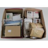 Assorted Covers, commercial, FDC's, booklets and stamps in packets. Large number of FDC's inc