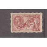 GB 1919 5s rose-red stamp, SG.416 mint toned.