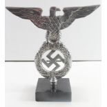 German WW2 desk ornament in the form of a flag pole top.