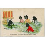 Louis Wain, Wrench, Mixed Bathing   (1)