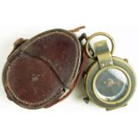 Compass dated 1917 and with W/D arrow stamp, also stamped 'F-L' No109116. Verners Patt VIII. With