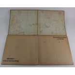 Germany - large map on canvas 'Zusammendruck West' 1:2000000, WW2 era
