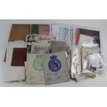 Military ephemera - banana box tray full of various WW1 and WW2 items inc documents, photos (some