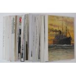 Shipping, nice collection includes Poster Adverts, Paddle Steamers, etc (approx 40 cards)